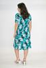 Picture of CURVY GIRL FLARED PRINTED DRESS